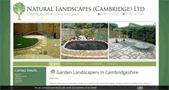 Desktop Screenshot of naturallandscapescambridge.co.uk