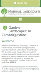Mobile Screenshot of naturallandscapescambridge.co.uk